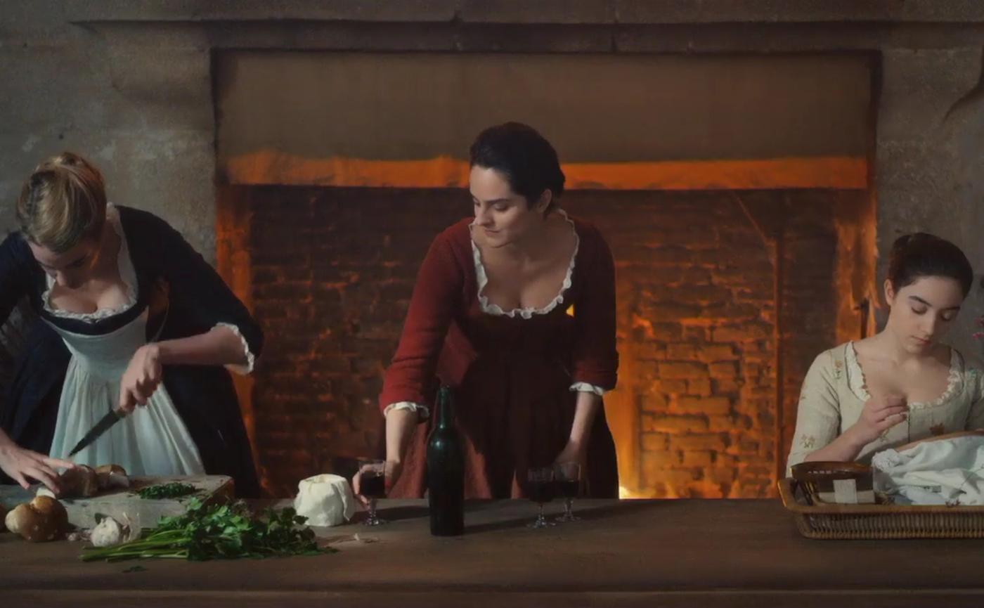 Portrait of a Lady on Fire filminden bir sahne